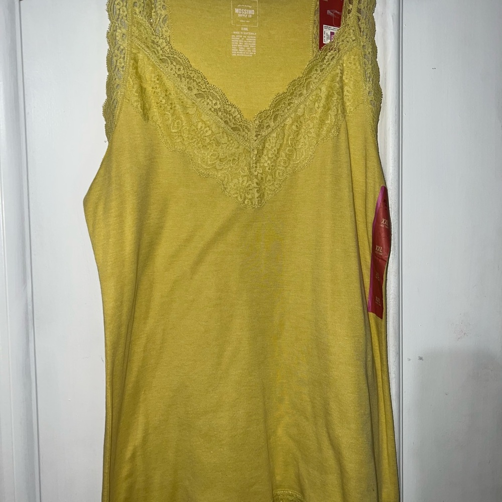 Yellow tank top